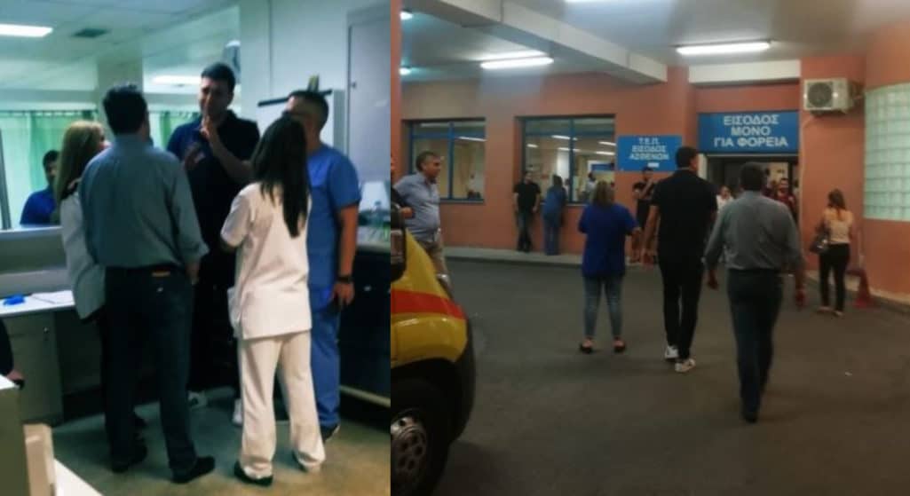 Ξαφνική επίσκεψη στο νοσοκομείο "Αττικόν", το οποίο απόψε εφημερεύει, πραγματοποίησε πριν από λίγο ο υπουργός Υγείας, Βασίλης Κικίλιας.