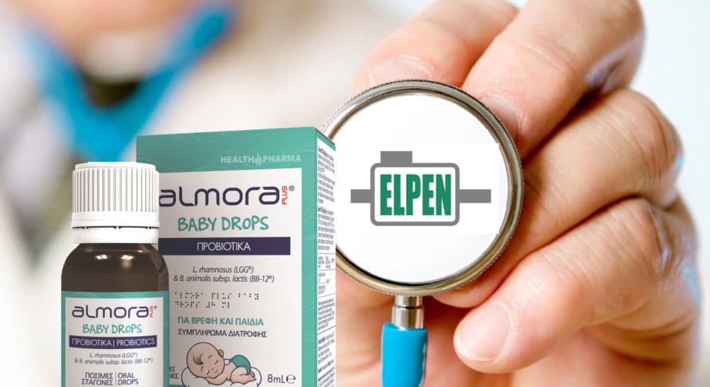 Το καινοτόμο σκεύασμα Almora PLUS® Baby Drops για την ανακούφιση των βρεφικών κολικών και την υγεία του γαστρεντερικού συστήματος σε βρέφη και νήπια κυκλοφόρησε πρόσφατα η Ελληνική Φαρμακοβιομηχανία ELPEN, εμπλουτίζοντας την ήδη επιτυχημένη σειρά προϊόντων της Almora PLUS