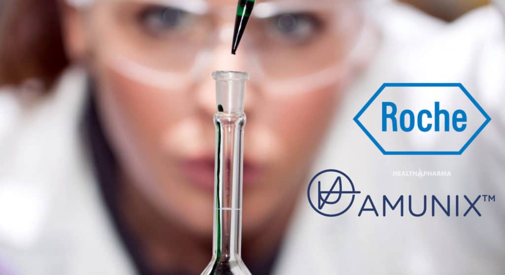 Σε συμφωνία συνεργασίας με την Amunix προχώρησε η φαρμακευτική επιχείρηση Roche, έναντι 40 εκατομμυρίων δολαρίων, προκειμένου να αξιοποιήσει την πλατφόρμα XTEN για την ανακάλυψη νέων φαρμάκων εκτός του θεραπευτικού τομέα κατά του καρκίνου.