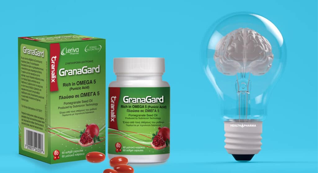 Το συμπλήρωμα διατροφής GranaGard είναι ο σύμμαχος κάθε ανθρώπου που θέλει να κρατήσει το μυαλό του ζωντανό - Leriva Pharma